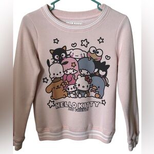 Hello Kitty & Friends Pink Sweatshirt 
Girls Size 10/12 L